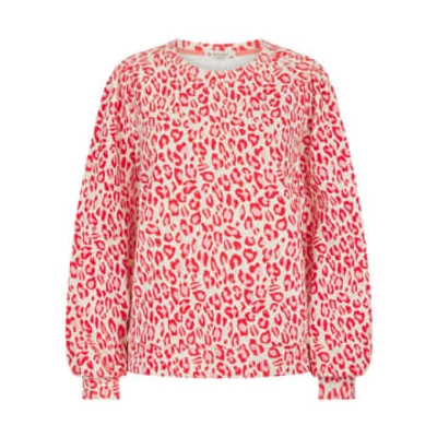 Nooki Design Printed Leopard Piper Sweater-pink