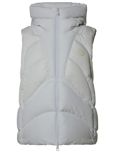 Moncler Logo Patch Padded Gilet In White