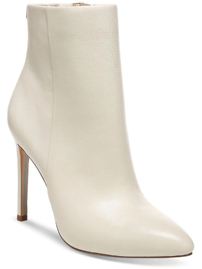 Sam Edelman Ulissa Womens Zipper Heels Ankle Boots In Green