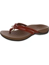 Vionic Bella X Womens Open Toe Slip On Thong Sandals In Grey