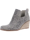 Toms Kallie Womens Suede Cut-out Ankle Boots In Multi