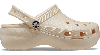 Crocs Classic Platform Shimmer Clog In Vanilla