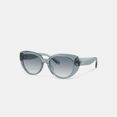 Coach Cateye Sunglasses In Blue