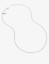 Monica Vinader Womens Sterling Silver Fine Sterling-silver Chain Necklace In Sterling Silver
