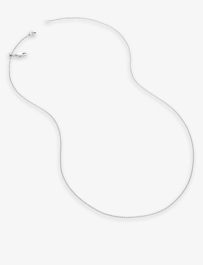 Monica Vinader Womens Sterling Silver Fine Sterling-silver Chain Necklace