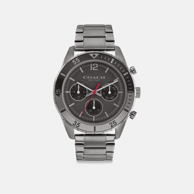 Coach Outlet Cole Watch, 44 Mm In Grey