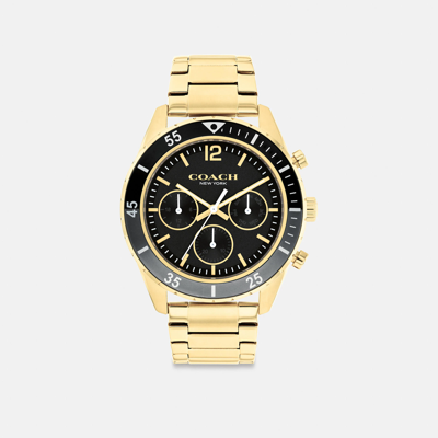 Coach Outlet Cole Watch, 44 Mm In Yellow