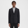 Theory Morton Slim Blazer In Wool Canvas In Black