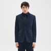 Theory Morton Blazer In Stretch Corduroy In Baltic