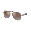 Michael Kors Woman Sunglass Mk1121 Chianti In Brown