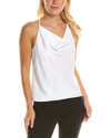 Theory Cowl Neck Halter Top In Viscose In White
