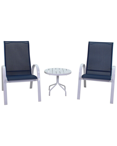 Courtyard Casual Santa Fe 3pc Set In White
