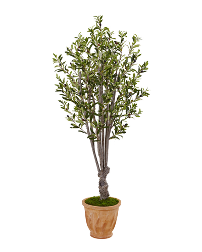 Nearly Natural 5ft Olive Artificial Tree In Green