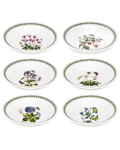 Portmeirion Botanic Garden Set Of 6 Soup Bowls In Beige