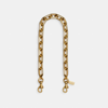 Coach Link Chain Strap In Brass