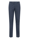 Pt Torino Slim Light Stretch Gabardine Pants In Blue