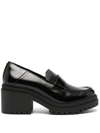 Michael Kors Rocco Heeled Loafer In Black  