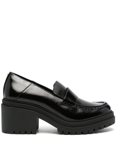 Michael Kors Rocco Heeled Loafer In Black