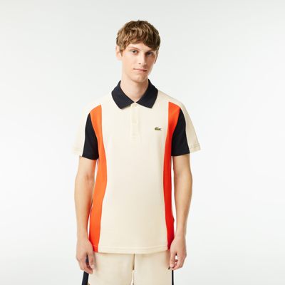 Lacoste Men's Regular Fit Colorblock Polo - 3xl - 8 In White