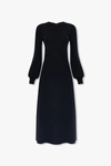 GUCCI GUCCI BLACK DRESS WITH CUT-OUT BACK