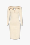 Jacquemus Beige 'la Robe Maille Pampero' Midi Dress In New