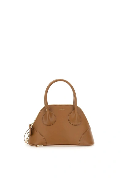 Apc Emma Hand Bag In Brown