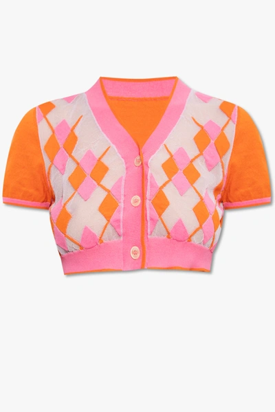 Jacquemus Pink & Orange 'le Cardigan Toledo' Cardigan In New