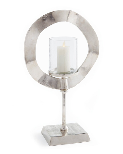Napa Home & Garden Oracle Candle Stand In Silver