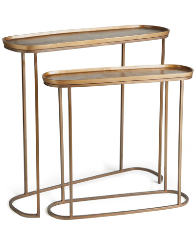 NAPA HOME & GARDEN NAPA HOME & GARDEN SET OF 2 ZIVA CONSOLE TABLES