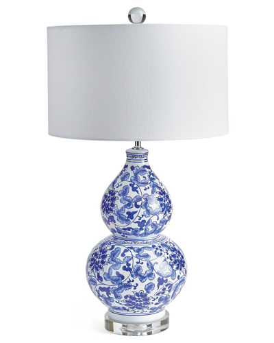 Napa Home & Garden Ming Floral Lamp In Blue