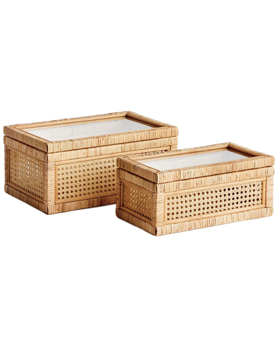 NAPA HOME & GARDEN NAPA HOME & GARDEN SET OF 2 ALFI DISPLAY BOXES