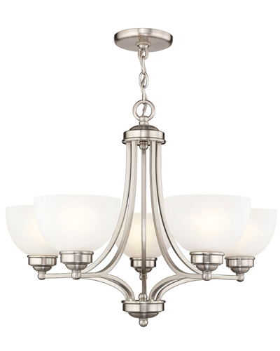 Livex Lighting Livex Somerset 5-light Brushed Nickel Chandelier