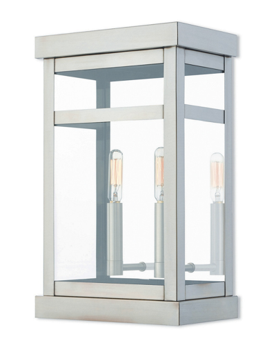 Livex Lighting Livex Hopewell 2 Light Bn Outdoor Wall Lantern
