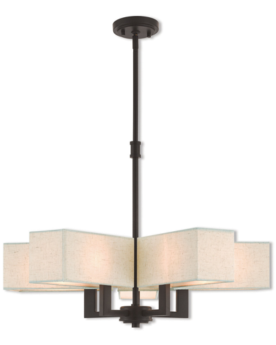 Livex Lighting Livex Rubix 5 Light Bz Chandelier