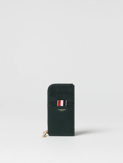 Thom Browne Leather Wallet In Black