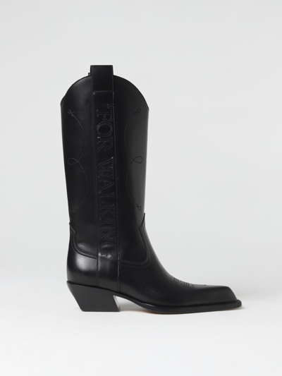 OFF-WHITE FOR WALKING BOOTS IN LEATHER,E68422002