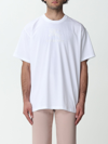 Burberry Gothic Logo Cotton T-shirt In White
