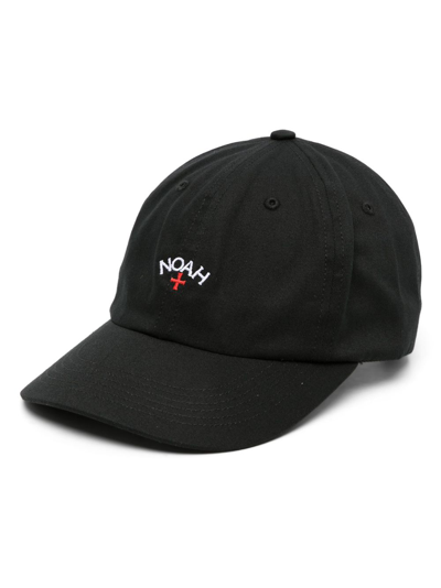 Noah Ny Black Core Logo-embroidered Cap