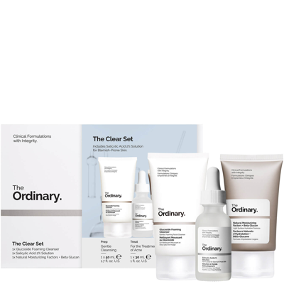 THE ORDINARY THE CLEAR SET (WORTH £17.60)