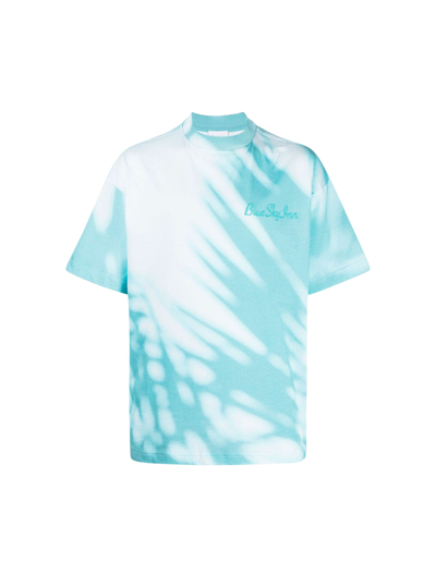 Blue Sky Inn Shadow-print Cotton T-shirt In Nude & Neutrals