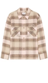 SATURDAYS SURF NYC DRIESSEN FLANNEL OVERSHIRT