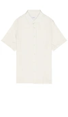 Saturdays Surf Nyc Bruce Leopard Shirt In Ivory