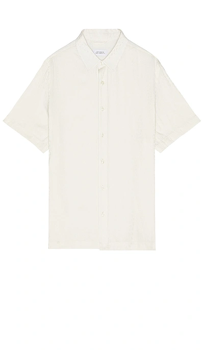 Saturdays Surf Nyc Bruce Leopard Shirt In Ivory