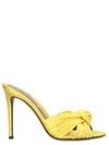 Alexandre Vauthier Yellow Slip On Heels In Yellow