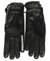 DSQUARED2 DSQUARED2 LOGO PRINTED LEATHER GLOVES