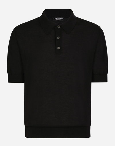 DOLCE & GABBANA EXTRA-FINE CASHMERE POLO-SHIRT