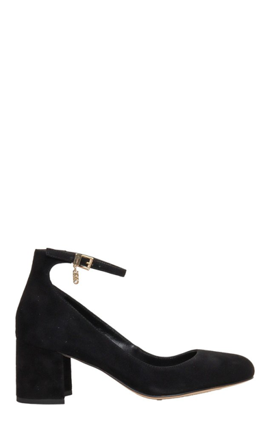 Michael Michael Kors Perla Round Toe Pumps In Black