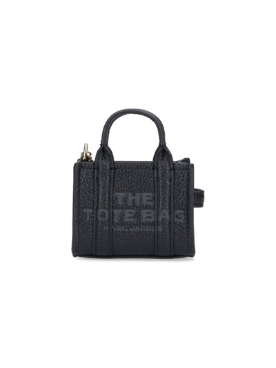 Marc Jacobs The Leather Small Tote Bag In Black