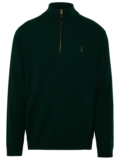 Polo Ralph Lauren Pony Embroidered Half In Green