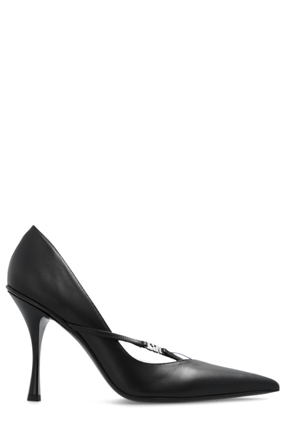 Dsquared2 Pointed-toe Leather Pumps In Black